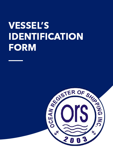 VESSEL’S IDENTIFICATION FORM